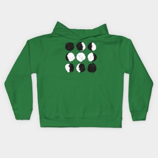 Feline Lunar Cycle Kids Hoodie